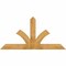 Ekena Millwork Richland Rough Sawn Timber Gable Bracket, Western Red Cedar, 72"W x 36"H x 2"D x 6"F, 12/12 Pitch GBW072X36X0206RIC00RWR - alternate 1